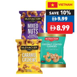 McSnacker Assorted Nuts/ Cashews 150g