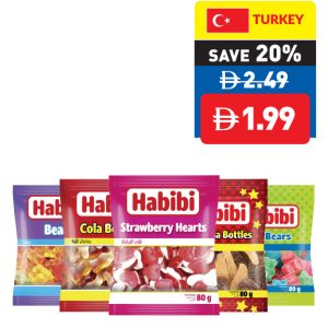 Habibi Assorted Jelly Bears 80g