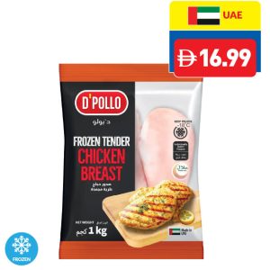 D’Pollo Tender Chicken Breast 1Kg D’Pollo Tender Chicken Breast 1Kg
