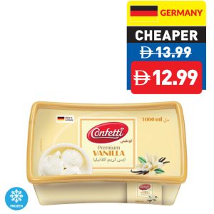 Confetti Vanilla Ice Cream 1L
