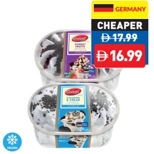 Confetti Ice Cream Forest Fruits/ Cookies & Cream 900Ml Confetti Ice Cream Forest Fruits/ Cookies & Cream 900Ml