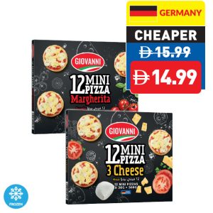 Giovanni Mini Pizza Margherita/ 3 Cheese 360g