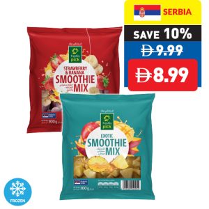 Freshly Pick Strawberry & Banana Smoothie Mix/ Exotic Smoothie Mix 300g
