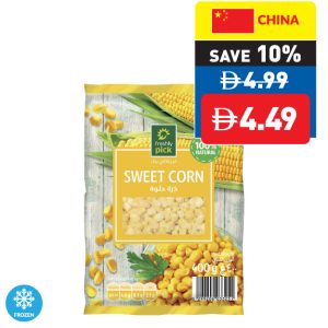 Freshly Pick Sweet Corn 400g