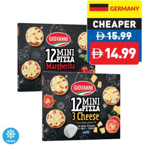 Giovanni Mini Pizza Margherita/ 3 Cheese 360g
