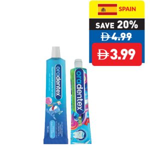 Oradentex Kids Toothbrsh Bubblegum/ Kids Toothpaste 50ml