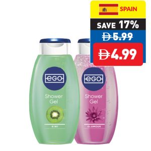 Ego Assorted Shower Gel 500ml