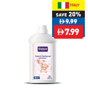 B’adore Fabric Softner Sensitive 1.5L