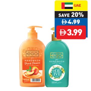 Ego Assorted Handwash 500ml
