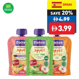 B’adore Assorted Organic Baby Food Puree 100g