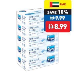 Bunny Facial Tissue 150’s x 2 Ply 5 Boxes