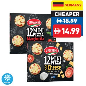 Giovanni Mini Pizza Margherita/ 3 Cheese 360g