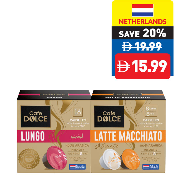 Café Dolce Assorted Cofee Capsules 112g/ 170.4g Café Dolce Assorted Cofee Capsules 112g/ 170.4g