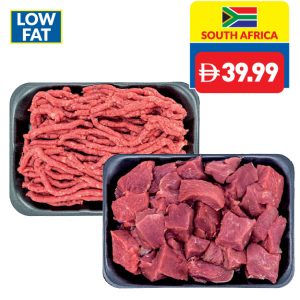 SA Beef Cubes/ Mince Low Fat 1kg