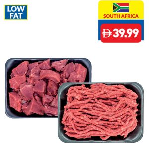 SA Beef Cubes/ Mince Low Fat SA Beef Cubes/ Mince Low Fat