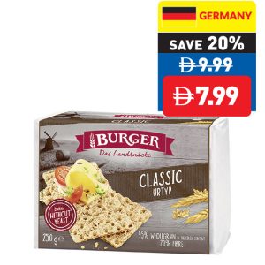 Burger Crispy Bread Classic 250g Burger Crispy Bread Classic 250g