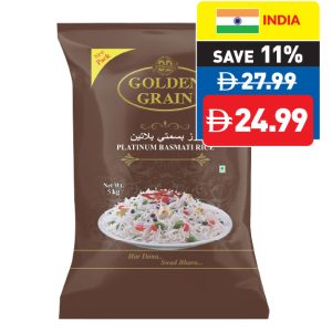 Golden Grain Platinum Basmati Rice 5kg Golden Grain Platinum Basmati Rice 5kg
