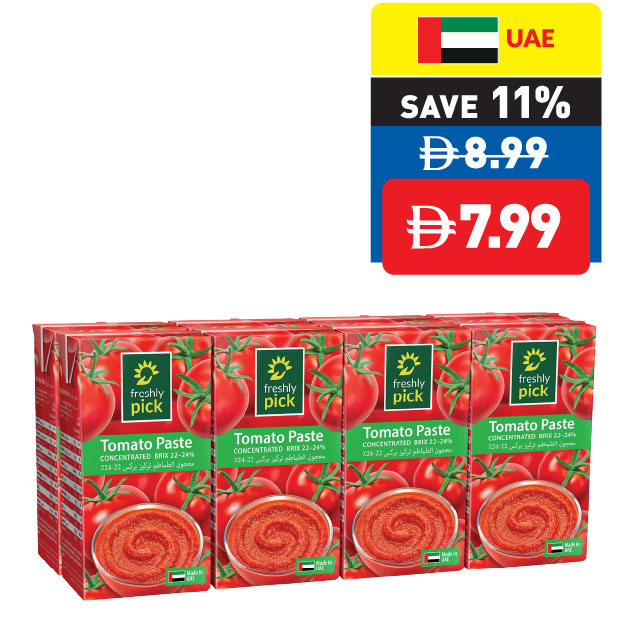 Freshly Pick Tomato Paste 8’s x 135g Freshly Pick Tomato Paste 8’s x 135g