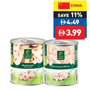 Freshly Pick Mushroom Pieces & Stems/ Whole 400g