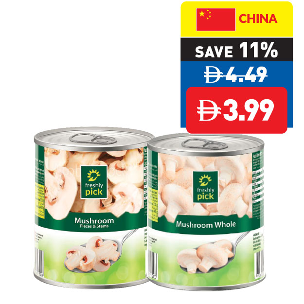 Freshly Pick Mushroom Pieces & Stems/ Whole 400g Freshly Pick Mushroom Pieces & Stems/ Whole 400g