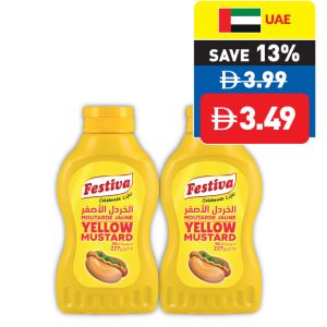 Festiva Yellow Mustard 227g Festiva Yellow Mustard 227g