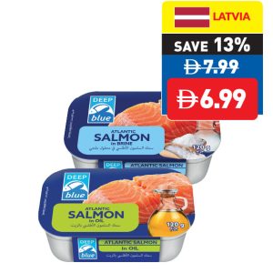 Deep Blue Salmon in Brine/ Oil 120g Deep Blue Salmon in Brine/ Oil 120g
