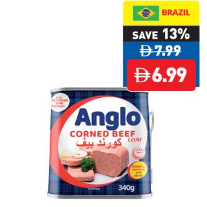 Anglo Corned Beef Loaf 340g Anglo Corned Beef Loaf 340g
