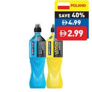 Sporticus Assorted Isotonic Drinks 700ml Sporticus Assorted Isotonic Drinks 700ml