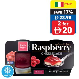 Plaisir Quotidien Raspbery Cheesecake 2 x 90g
