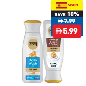 Ego Assorted Shampoo and Conditioner 400ml Ego Assorted Shampoo and Conditioner 400ml