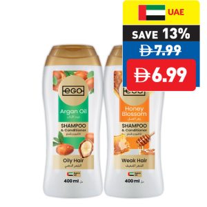 Ego Assorted Shampoo & Conditioner 400ml
