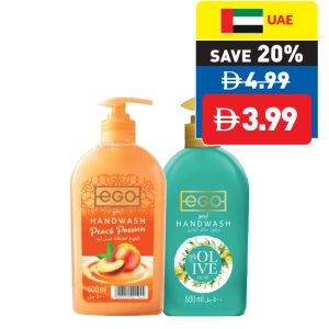 Ego Assorted Handwash 500ml Ego Assorted Handwash 500ml