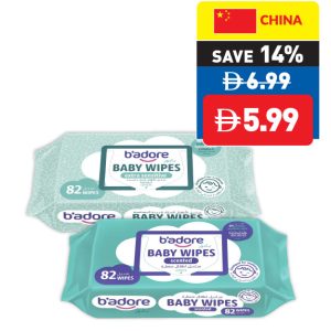 B’adore Assorted Baby Wipes 82’s B’adore Assorted Baby Wipes 82’s