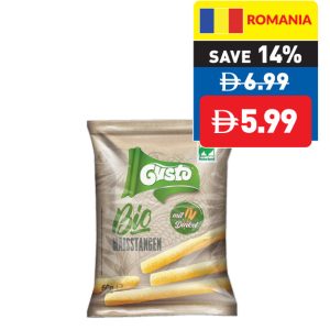 Gusto Organic Spelt Corn Sticks 60g