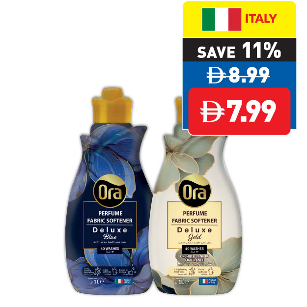 Ora Assorted Perfume Fabric Softener 1L Ora Assorted Perfume Fabric Softener 1L