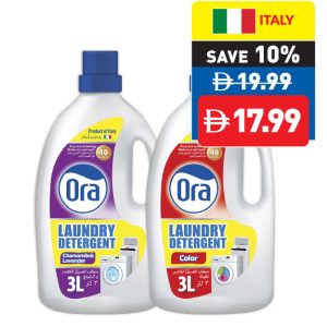 Ora Assorted Laundry Detergent 3L Ora Assorted Laundry Detergent 3L