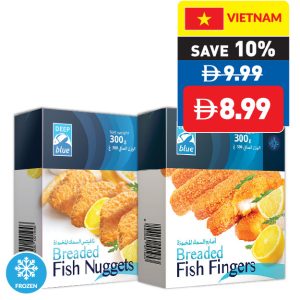 Deep Blue Breaded Fish Nuggets/ Fingers 300g