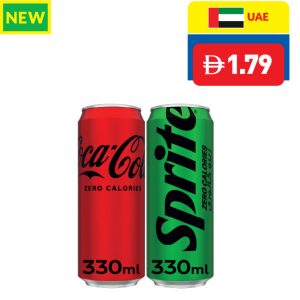 Coca-Cola Zero/ Sprite Zero 330ml