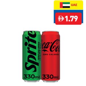 Coca-Cola Zero/ Sprite Zero 330ml Coca-Cola Zero/ Sprite Zero 330ml