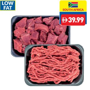 SA Beef Cubes/ Mince Low Fat
