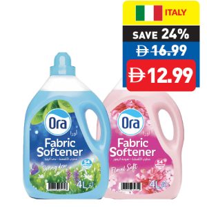 Ora Assorted Fabric Softeners 4L Ora Assorted Fabric Softeners 4L