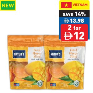 Natur’s Dried Mango Slices 100g
