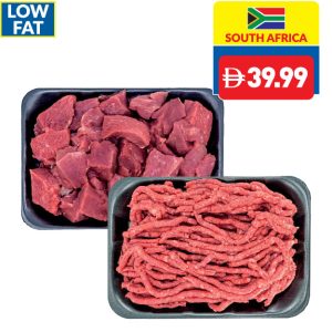 SA Beef Mince/ Cubes Low Fat 1 Kg SA Beef Mince/ Cubes Low Fat 1 Kg