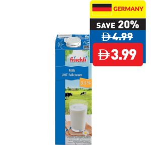 Frischii Milk UHT Full Fat 1L