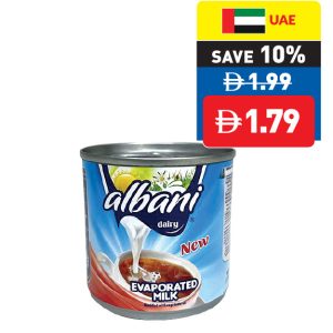 Albani Evaporated Milk Light 170g