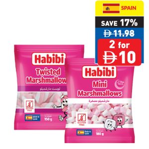Habibi Twisted 150g/ Mini Marshmalows 180g