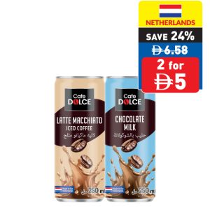 Café Doice Assorted Cofee Can Drinks/ Chocolate Milk Drink 250ml