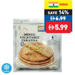 Ashoka Aloo/ Mixed Vegetable Paratha 400g