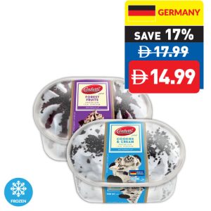 Confetti Ice Cream Forest Fruits/ Cookies & Cream 900ml Confetti Ice Cream Forest Fruits/ Cookies & Cream 900ml