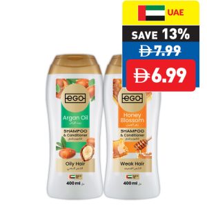 Ego Assorted Shampoo & Conditioner 400ml Ego Assorted Shampoo & Conditioner 400ml